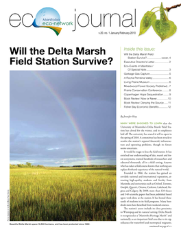 Will the Delta Marsh Field Station Survive?