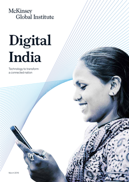 Digital India: Technology to Transform a Connected Nation