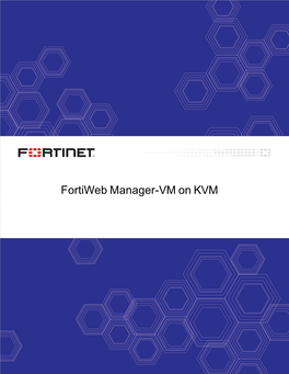 Fortiweb Manager On