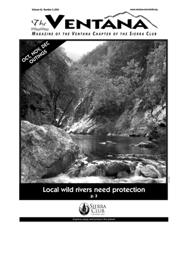 Local Wild Rivers Need Protection P