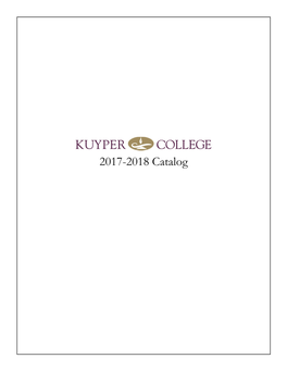 2017-2018 Catalog