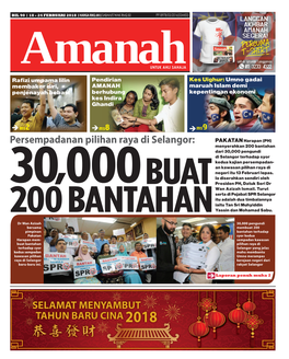 EDISI 90 • 18 - 24 FEBRUARI 2018 • Amanah