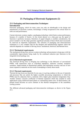 23. Packaging of Electronic Equipments (2)