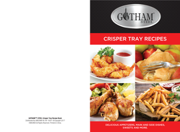 Gotham-Air-Crisper-Tray-Recipes.Pdf