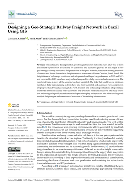 Designing a Geo-Strategic Railway Freight Network in Brazil Using GIS