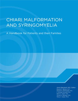 Chiari Malformation and Syringomyelia