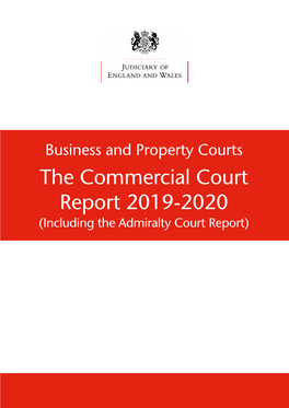 The Commercial Courts Report 2019-2020