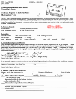 2002 Boundary Increase Nomination