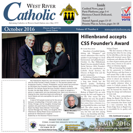 Hillenbrand Accepts CSS Founder's Award