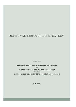 National Ecotourism Strategy