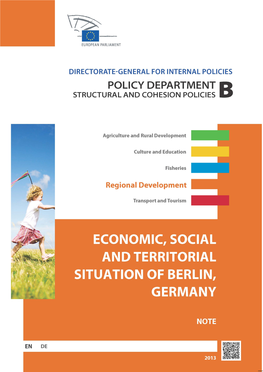 Economic, Social and Territorial Situation of Berlin, Germany