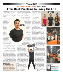 My Tigard Workout: Dr. John Chung