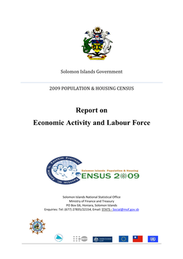 2009 Census Report-On-Economic-Activity-And-Labour-Force