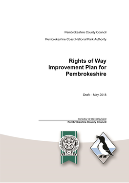 Rights of Way Improvement Plan for Pembrokeshire