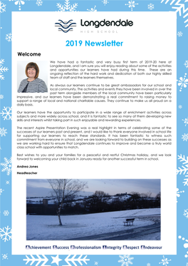 To View the Newsletter December 2019
