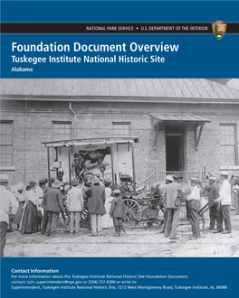 Tuskegee Institute National Historic Site Foundation Document Overview