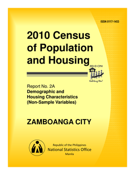 2010 Census of Population and Housing