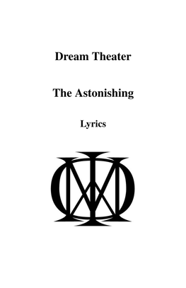 Dream Theater the Astonishing