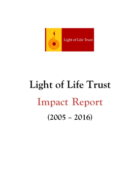 Light of Life Trust Impact Report