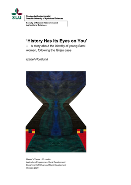 'History Has Its Eyes on You'