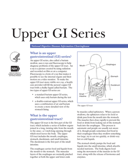 Upper GI Series