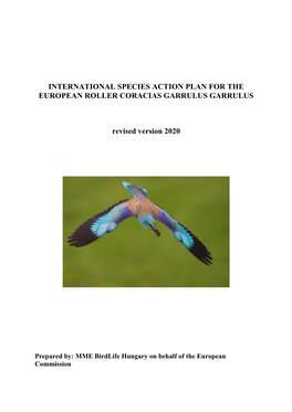 E9.3. Updated ISAP for the European Roller