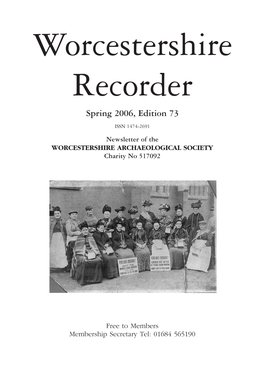 Worcs Recorder Issue 73