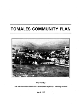Tomales Community Plan