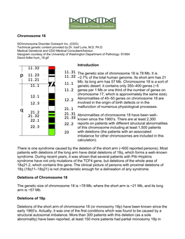 18 Chromosome Chapter