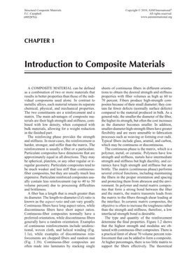 Chapter 1: Introduction to Composite Materials / 3