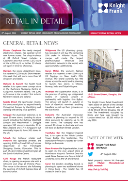 General Retail News