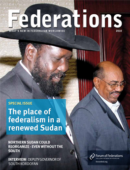The Place of Federalism in a Renewed Sudan