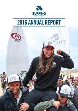 2016 Annual Report About Surfing Australia