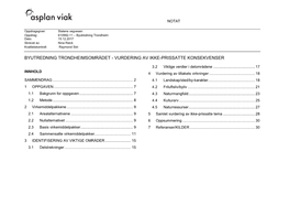 Vurdering Av Ikke-Prissatte Konsekvenser