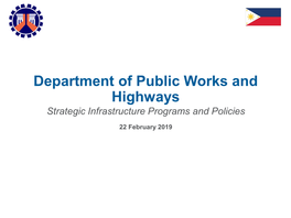 Department of Public Works and Highways (DPWH) Flood Fighting Activities and Disaster Response