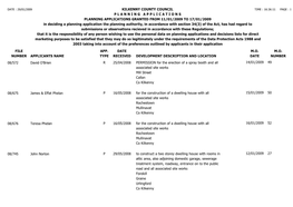 File Number Kilkenny County Council