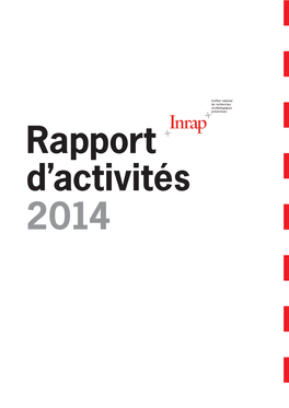 Rapport D'activité 2014