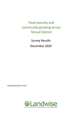 Food Security and Community Growing Across Stroud District | Page 2