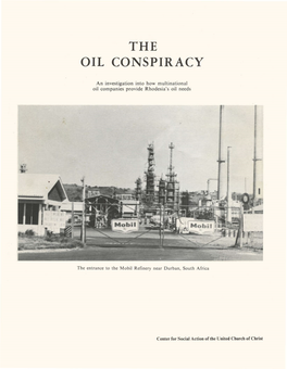 The Oil Conspiracy