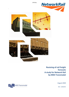 Routeing of Rail Freight Forecasts