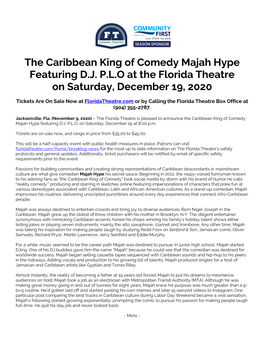 121920 Majah Hype Press Release