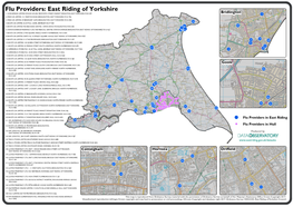 Flu Providers: East Riding of Yorkshire 1