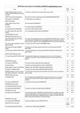 17 March Route Card Copy