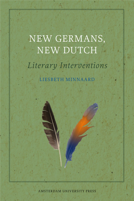 New Germans, New Dutch Literary Interventions