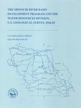 The Missouri River Basin Development Program and the Water Resources Division, U.S