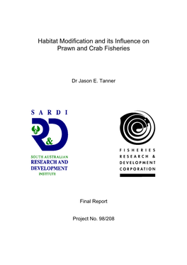 Habitat Modification and Its Influence on Prawn and Crab Fisheries