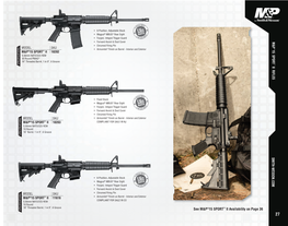 SMITH-WESSON.COM M&P 15 SPOR T II RIFLES ™ See M&P®15