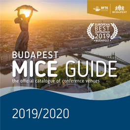MICE GUIDE the Oﬃcial Catalogue of Conference Venues