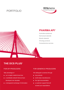 DCS Pharma Portfolio