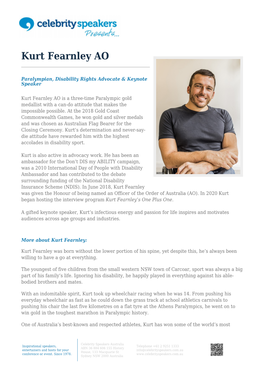 Kurt Fearnley AO